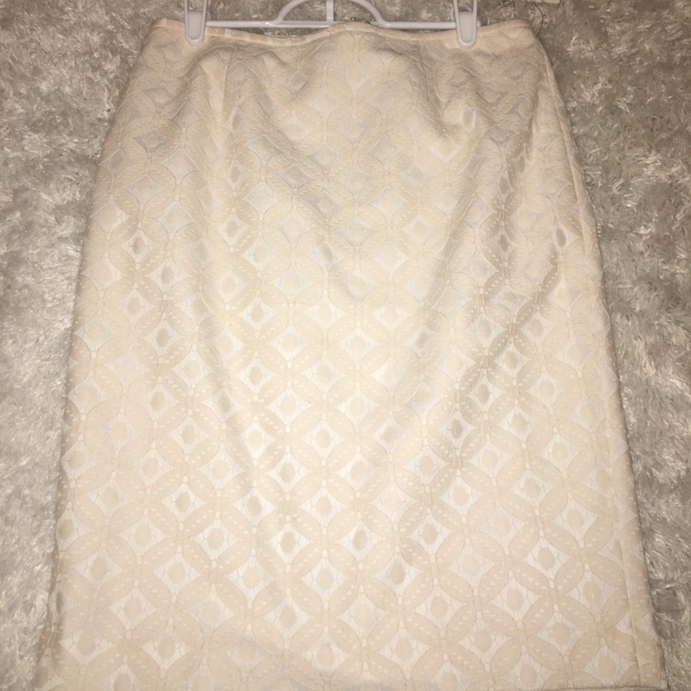 Size 6 Calvin Klein Blush Skirt